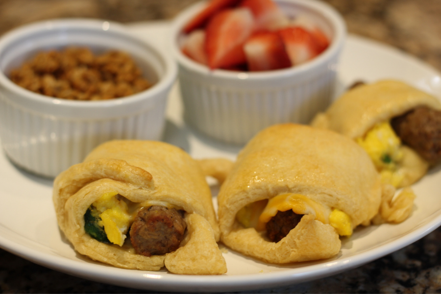 Turkey Sausage in the Blanket Windy City Peach